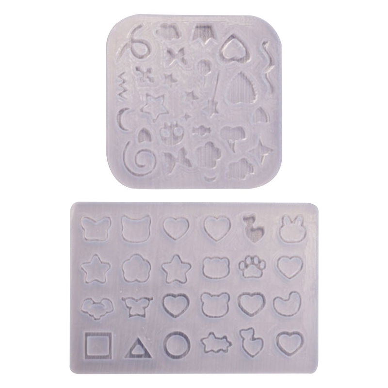 Khuôn Silicone Làm Móc Khóa Epoxy Resin Pha Lê Cát Chảy Nghệ Thuật