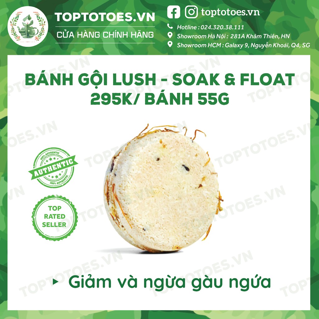Bánh gội Lush Solid Shampoo Bars lành tính, chăm sóc tóc chuyên sâu | BigBuy360 - bigbuy360.vn