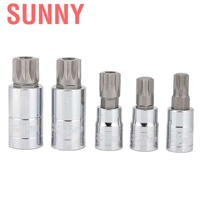 Set 10 Đầu Nối Ống Sáo 12 Lỗ M4-m18 1 / 4 "3 / 8" 1 / 2 "