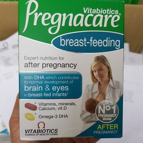 Viên Uống Lợi Sữa Pregnacare Breastfeeding Vitabiotics Giúp Kích Thích Tăng Lượng Sữa Mẹ,Giúp Trẻ Phát Triển Toàn Diện