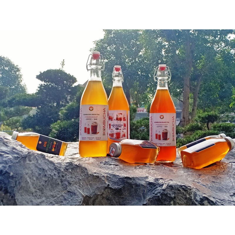 Trà KOMBUCHA GREEN TEA - Nguyên Chất Thô (chuyên dùng cho pha chế tại Nhà & Quán cà phê, quán bar, trà chanh, trà sữa)