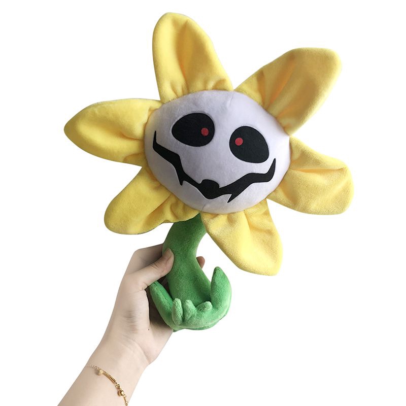 Gấu Bông Hình Zombie Và Bông Hoa Nhồi Bông Trong Game Undertale 25cm / 30cm