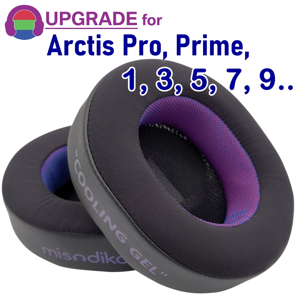Đệm Bọc Tai Nghe Gaming Cho SteelSeries Arctis Pro/ Prime/ 1/ 3/ 5/ 7/ 9