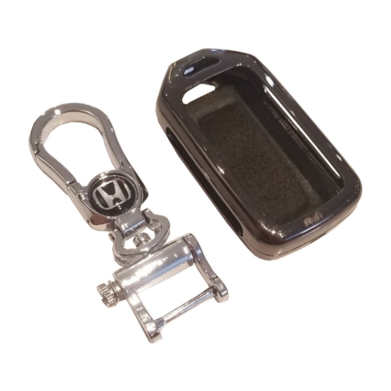 Bao treo chìa khóa ô tô,ốp lưng chống trầy remote điều khiển với kim loại cao cấp cho dòng xe Honda-C116-OKL- Honda