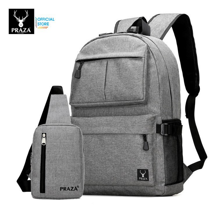 [VIP] [NHẬP MÃ MASOPRA7 GIẢM 15%] - Bộ Balo Và Túi Đeo Unisex Thời Trang PRAZA - BL154DC095 