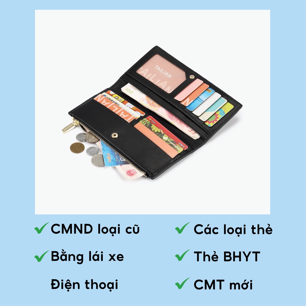 Ví Nữ Dài Cầm Tay Chính Hãng PERFECT FOR YOU Đựng Tiền Đựng Thẻ Sang Trọng Da Cao Cấp Cực Đẹp TL02 - GUTADO