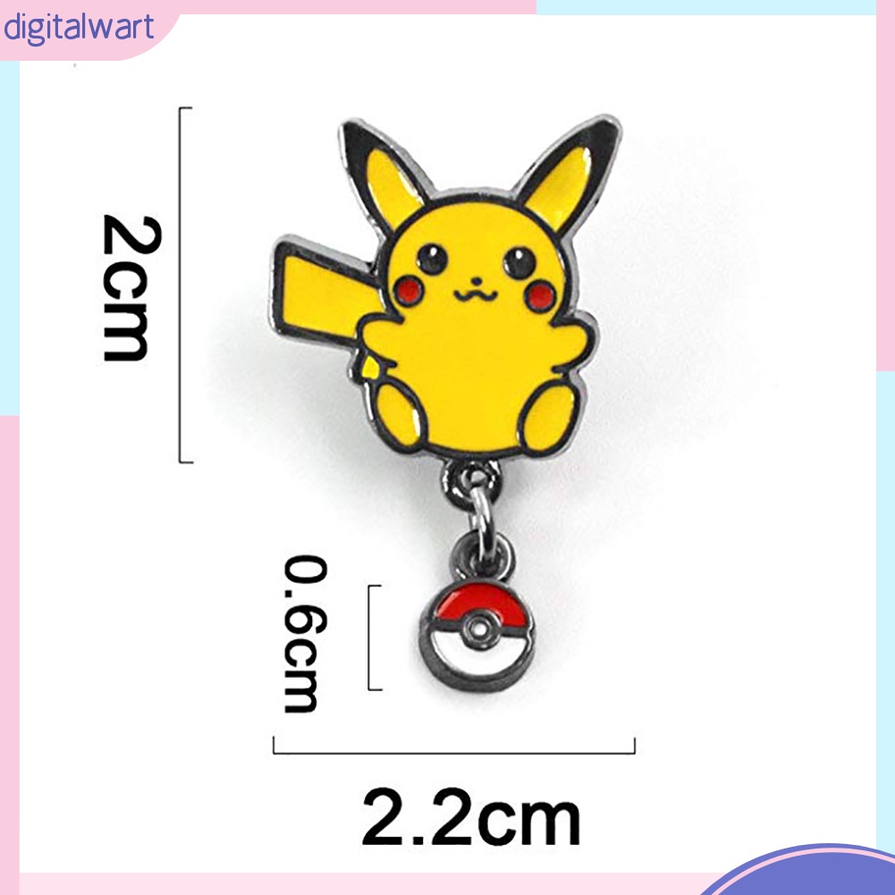 Huy hiệu cài áo họa tiết Pikachu đáng yêu