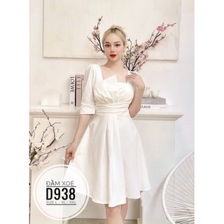 (60-100kg) BIGSIZE Đầm xoè D938