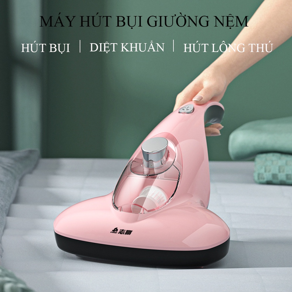 Máy út bụi giường nệm. Máy Hút Bụi Cầm Tay,Máy Hút Bụi Giường Nệm Sofa Chigo Không Dây,Lực Hút 10000PA Diệt Khuẩn Tia UV