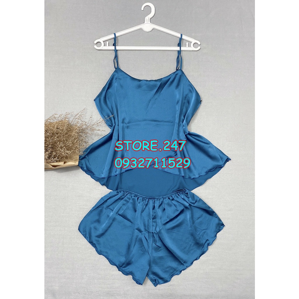 BỘ ĐỒ NGỦ SIZE LỚN LỤA SATIN KHÔNG MÚT, VẢI MỀM MÁT MỊN ÍT NHĂN ĐỦ MÀU LỰA CHỌN