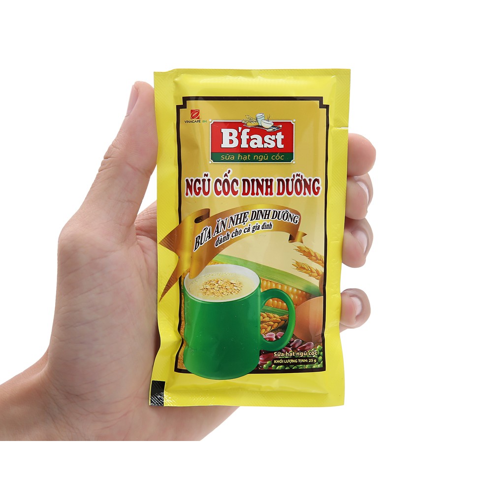 Ngũ Cốc Dinh Dưỡng  Bfast Vinacafe Bịch 500g - 20 Gói