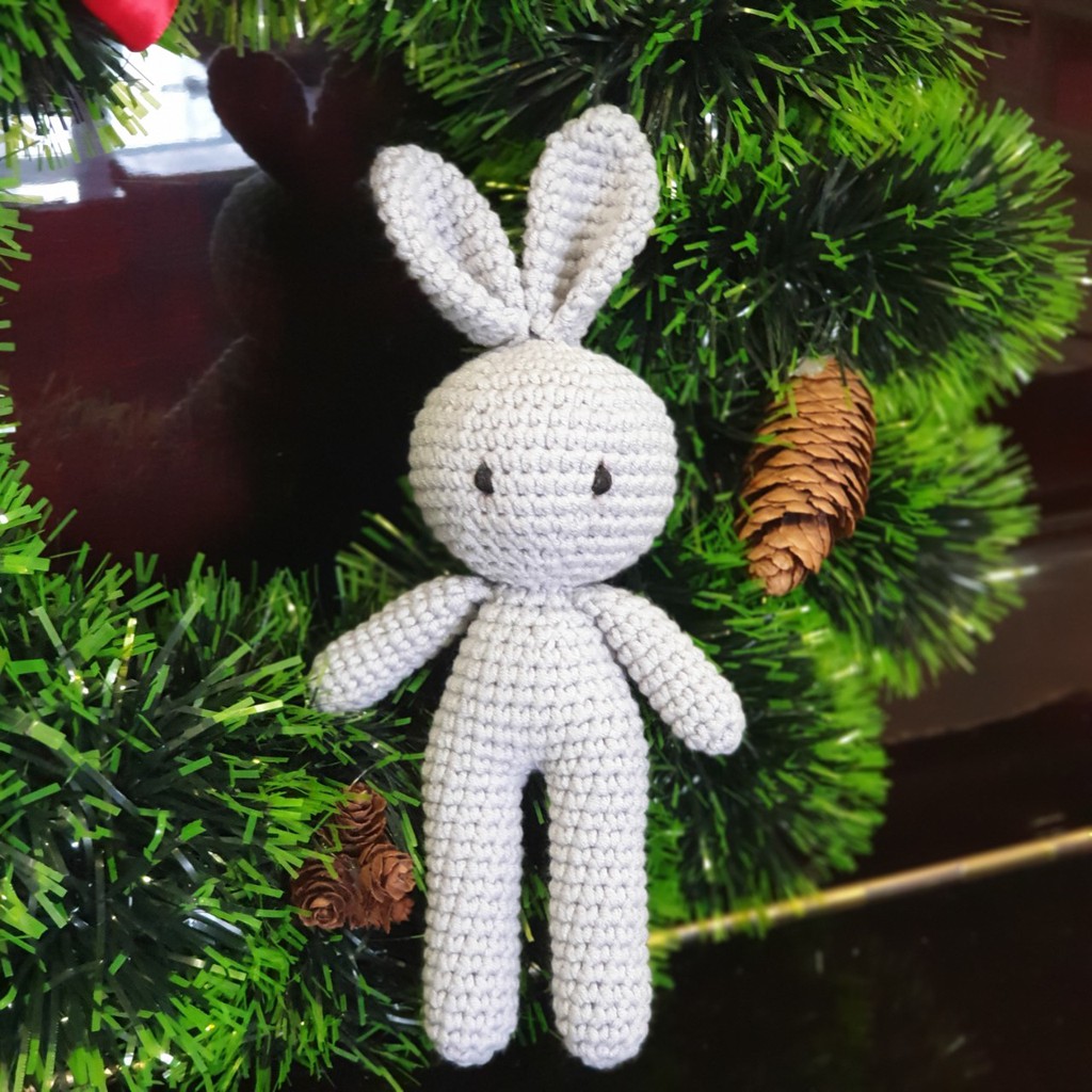 Gấu bông - Thỏ bông Amigurumi làm móc khóa quà tặng dễ thương