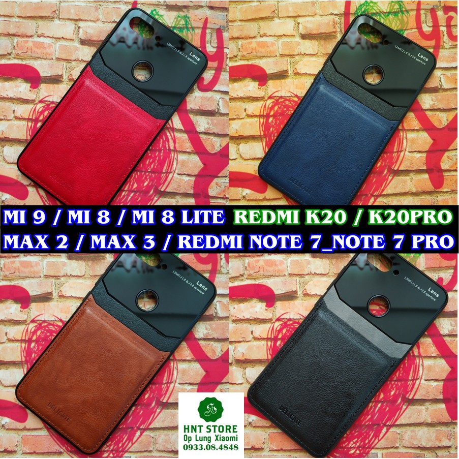 T10/2019 ỐP LƯNG XIAOMI REDMI K20 - K20 PRO - MI 8 - MI 8 LITE - MI 9 - MAX 2 - MAX 3 ỐP LƯNG XIAOMI DA GƯƠNG MỚI