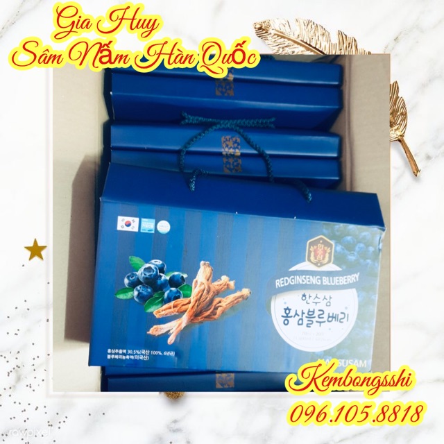 [Mã GROSALE2703 giảm 8% đơn 250K] [HÀNG MỚI VỀ] Nước Chiết Xuất Hồng Sâm Việt Quất HANSUSAM Hàn Quốc | BigBuy360 - bigbuy360.vn