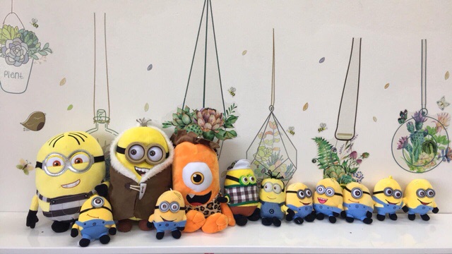 Gấu bông minion size 12-40cm