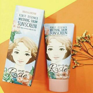 MẪU MỚI 2019 Kem chống nắng Rosie First Essence Whitening Serum Sunscreen