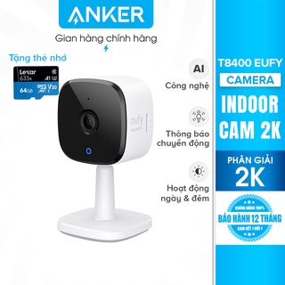 Camera Wifi trong nhà Eufy - T8400 độ phân giải 2K - (by Anker) thumbnail