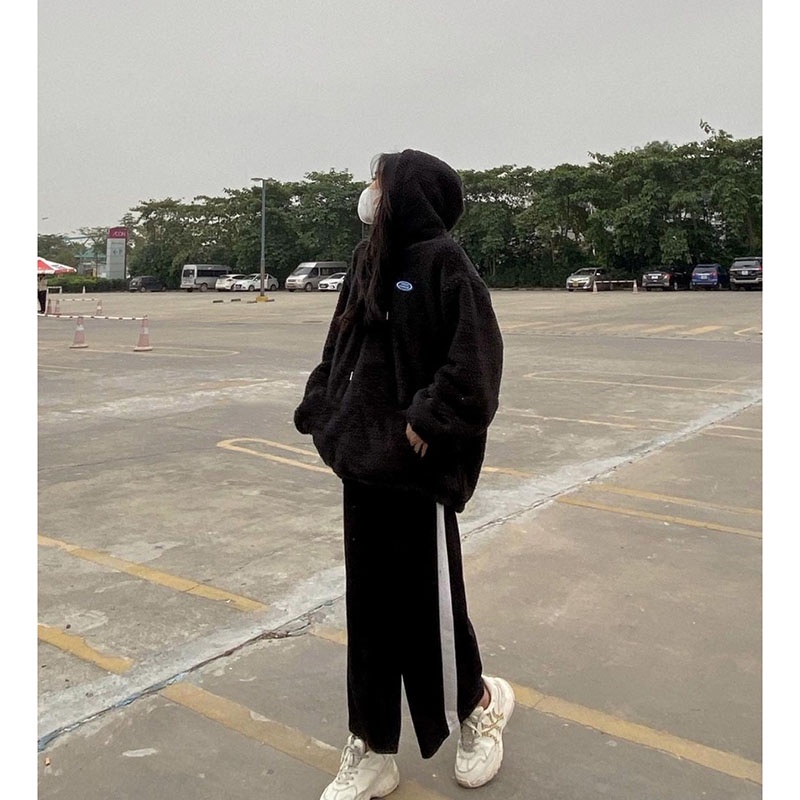 Áo Hoodie Lông Cừu Có Mũ Hàng Quảng Châu Loại 1 M9079