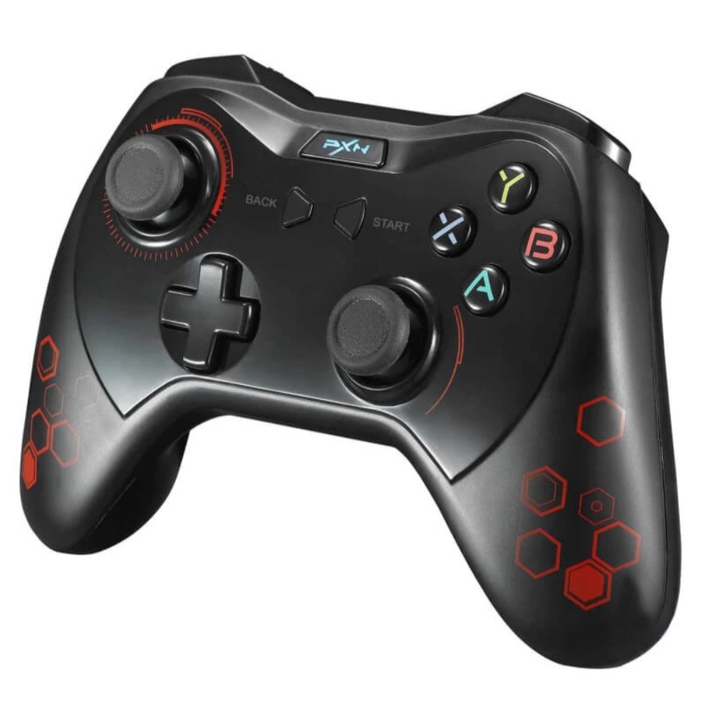 Tay cầm chơi game không dây PXN 9616/9606 Pro Black/Red Bluetooth Wireless form XBOX dành cho PC / Android / Smart TV