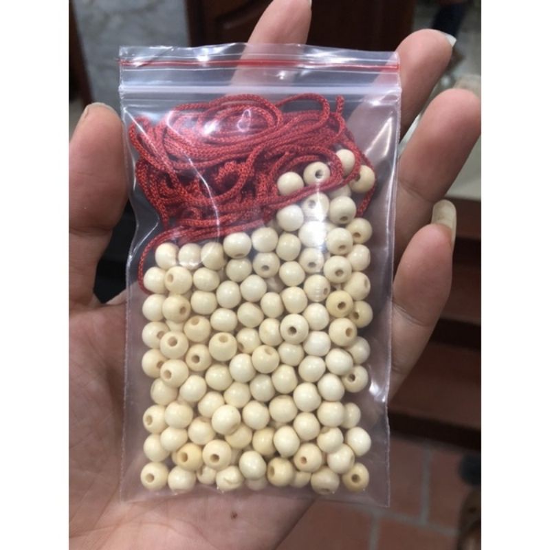 Combo 100 hạt dâu tằm và dây sâu vòng