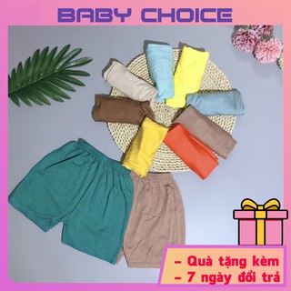 Set 10 Quần Đùi Trẻ Em Cho Bé 5 - 14 Kg KWOO Chất Thun Lạnh , Quần Chục Cho Bé Trai Bé Gái Trẻ Em ( Mã QC2 )