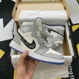 Hàng đẹp có sẵn Giày thể thap nam nữ Jordan dior cao cổ