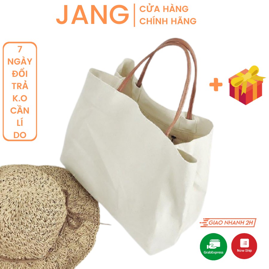 Túi Vải Canvas Cỡ Lớn Phong Cách Hàn Quốc