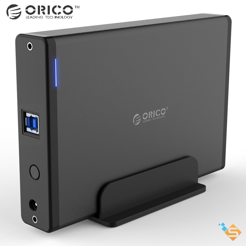 Hộp Đựng Ổ Cứng ORICO 7688U3/ 7688C3 USB 3.0 Type-C SATA 3.0 3.5" 12V2A 16TB Cho HDD SSD - Bảo Hành Chính Hãng 1 Năm