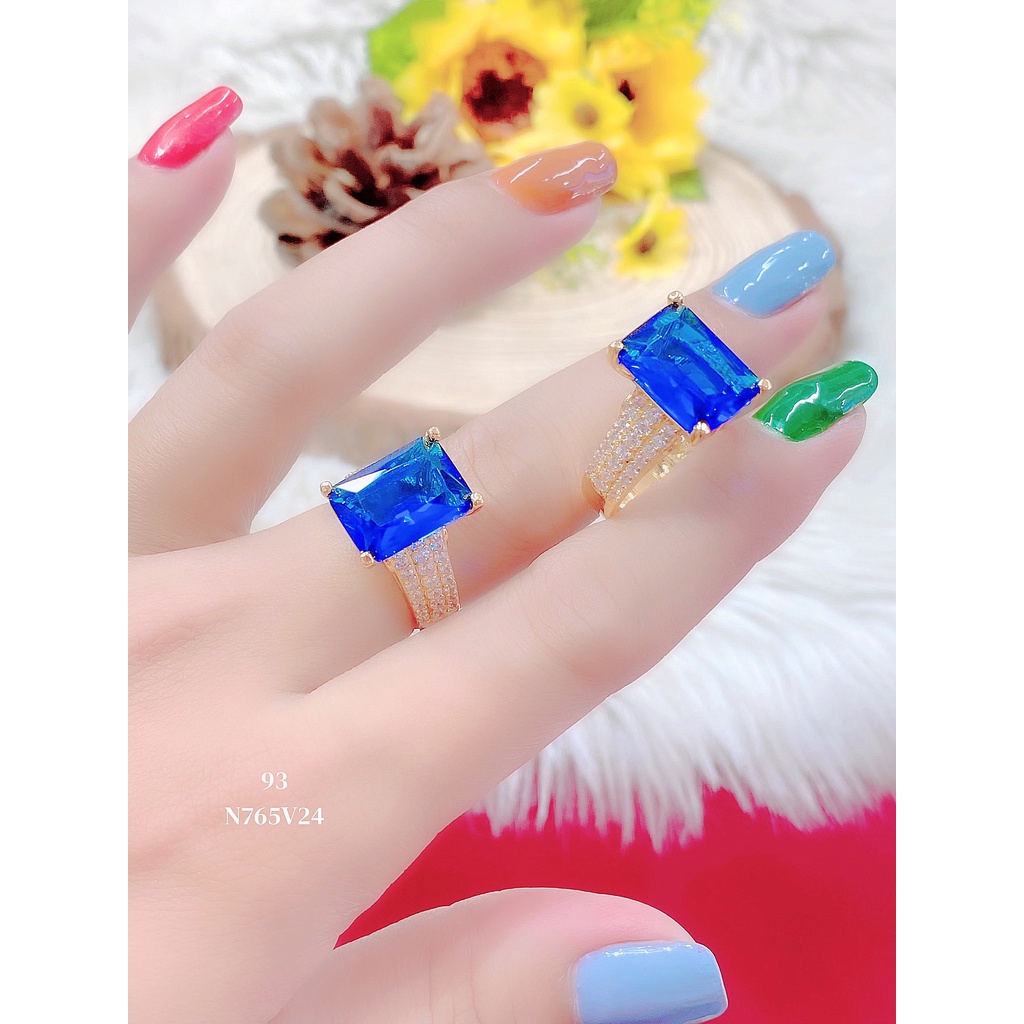 Nhẫn nữ UHA mạ vàng 18K đính đá CZ ( giá tốt nhất ) N765