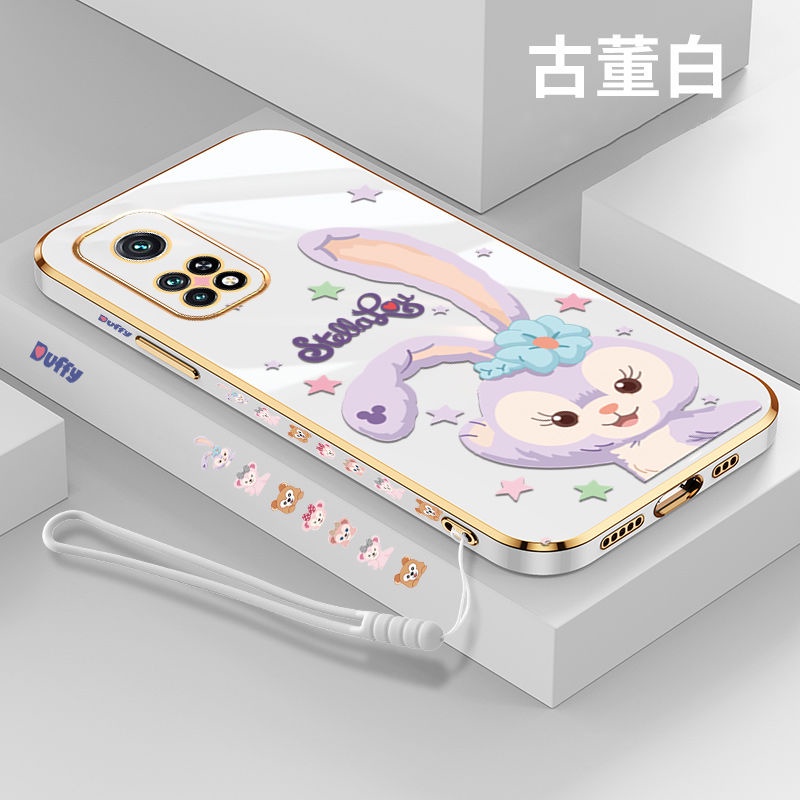 Ốp điện thoại QIANZI mềm mỏng mạ điện họa tiết hoạt hình cho Xiaomi 10T 10T RPO Redmi NOTE7 7PRO NOTE 8 8PRO NOTE8T