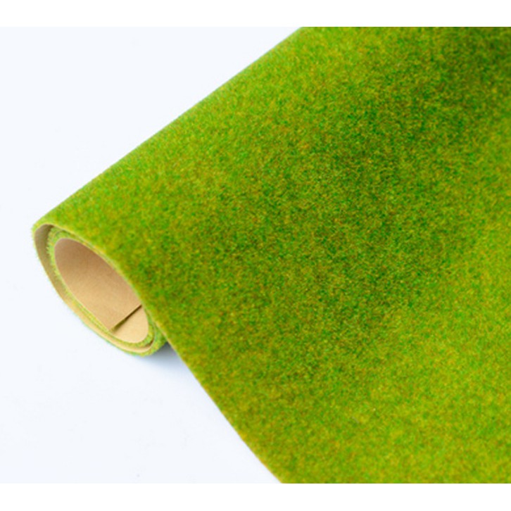 Thảm cỏ trang trí mô hình công viên/ Nhà que kem / nhà tăm tre 25x30