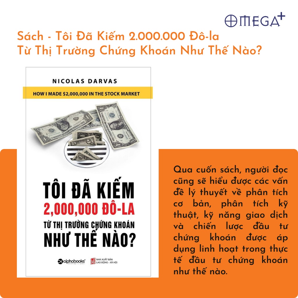 Sách - Tôi Đã Kiếm 2.000.000 Đô-la Từ Thị Trường Chứng Khoán Như Thế Nào? (Tái Bản Mới Nhất)