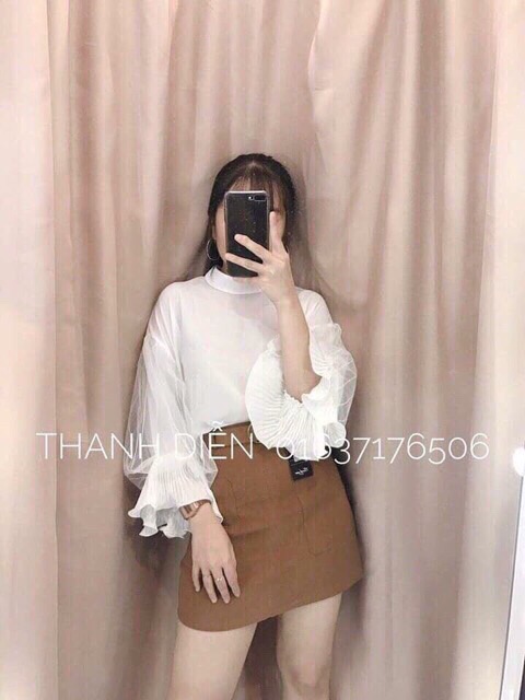 Áo kiểu tay loe đẹp