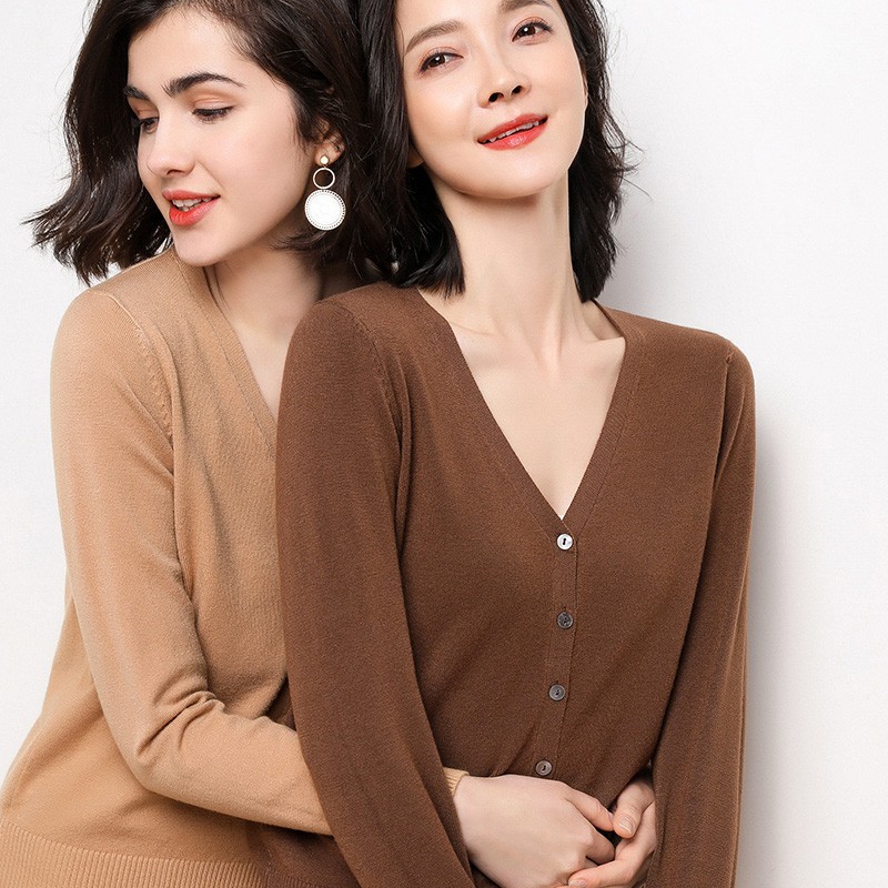 Áo Cardigan Len Xuất Nhật Dáng Tiểu Thư - Nhẹ Nhàng, Sang Trọng