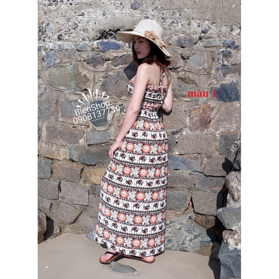 Đầm maxi Tole cúp ngực
