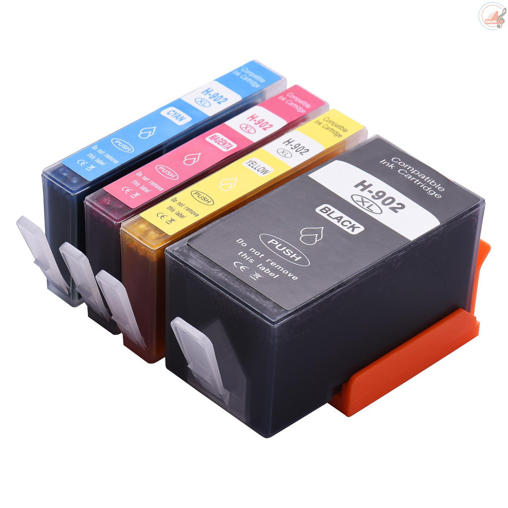 Aibecy Compatible Ink Cartridge Replacement for 902XL High Yield Compatible with HP OfficeJet 6950 HP OfficeJet Pro 6960 6962 6968 6970 6974 6975 6976 6978 All-in-One Printer 4-Pack (1 Black, 1 Cyan, 1 Magenta, 1 Yellow)