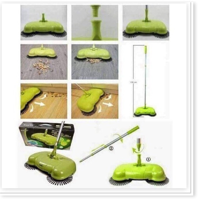 Chổi quét và hút rác hình con cua | BigBuy360 - bigbuy360.vn