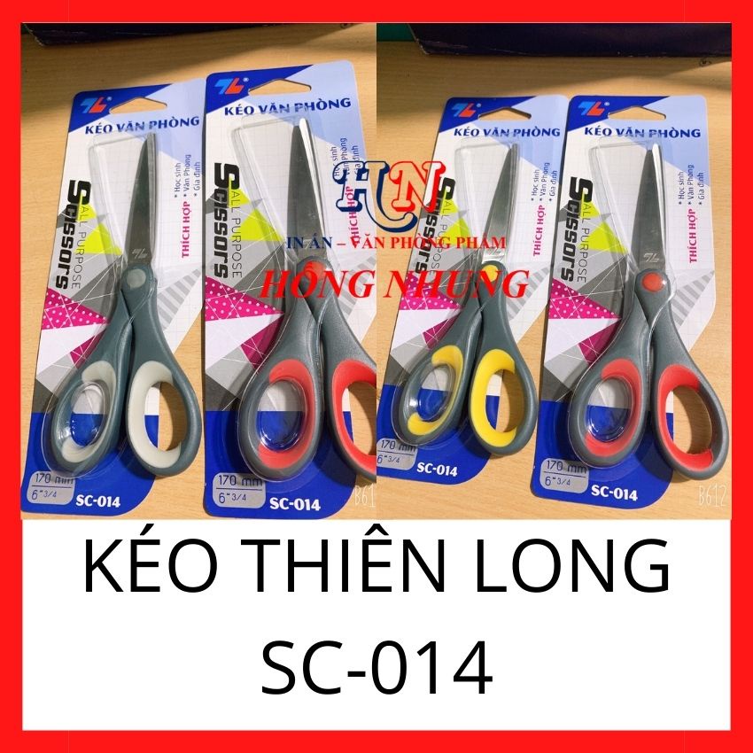 Kéo Thiên Long SC-014, Kéo Dành Cho Văn Phòng, Học Sinh, Gia Đình