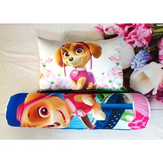 Set gối nằm và gối ôm chó Skye