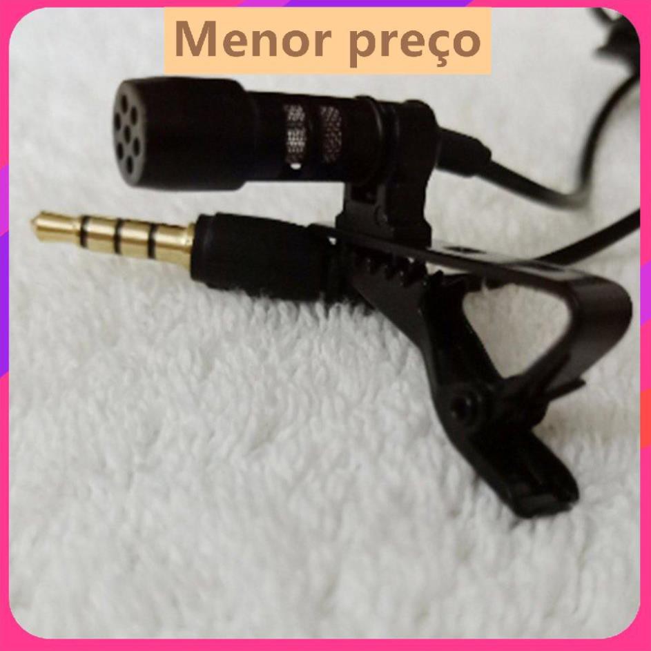 JinKai Mini 3.5mm Microphone Ve áo Lavalier Kẹp Mic cho hội nghị