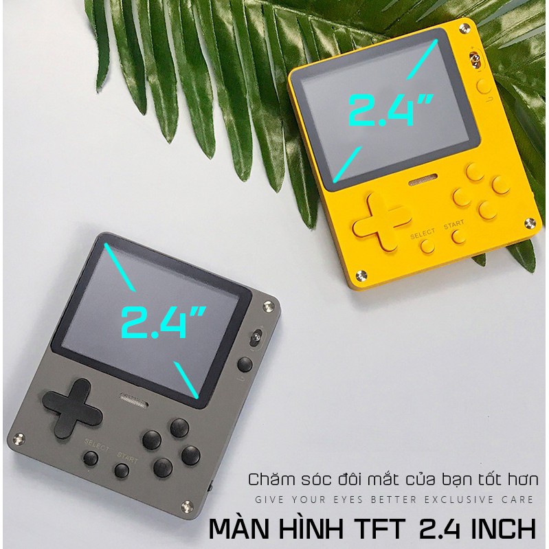 Máy Chơi Game Cầm Tay Cổ Điển Màn Hình 2.4 inch Ruizu S100 Tặng Kèm Thẻ Nhớ 16GB Có Sẵn 2000 Game