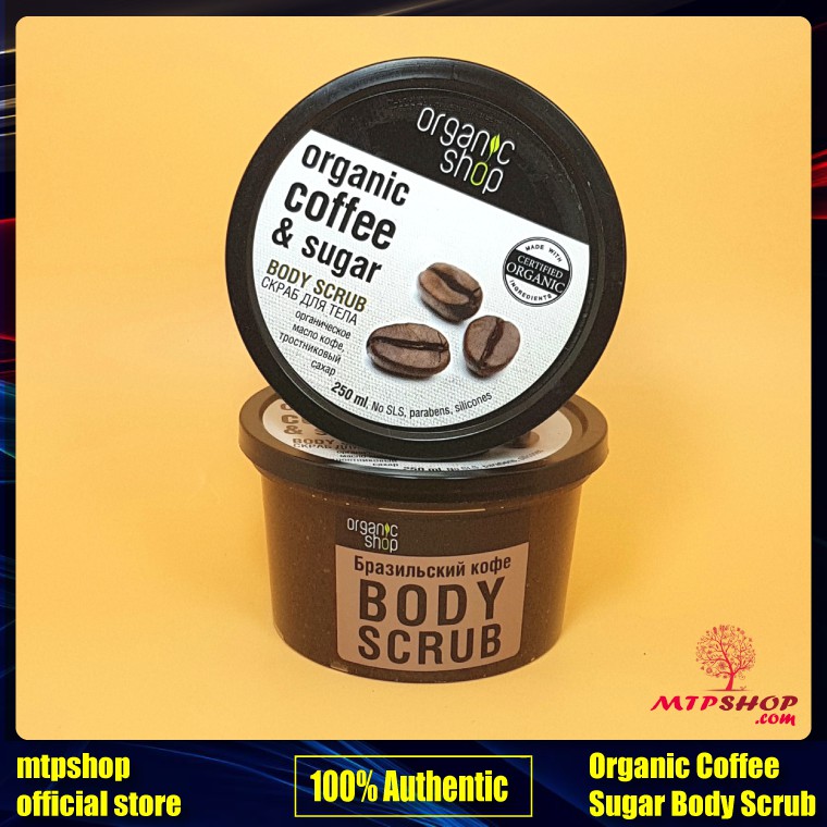 Tẩy Da Chết Toàn Thân Organic Coffee & Sugar Body Scrub