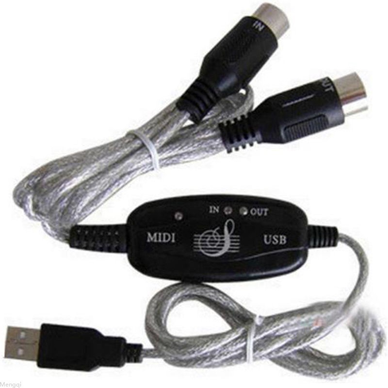 Dây Cáp Chuyển Đổi Usb In-Out Midi 1.8m Cho Pc Sang Bàn Phím Nhạc