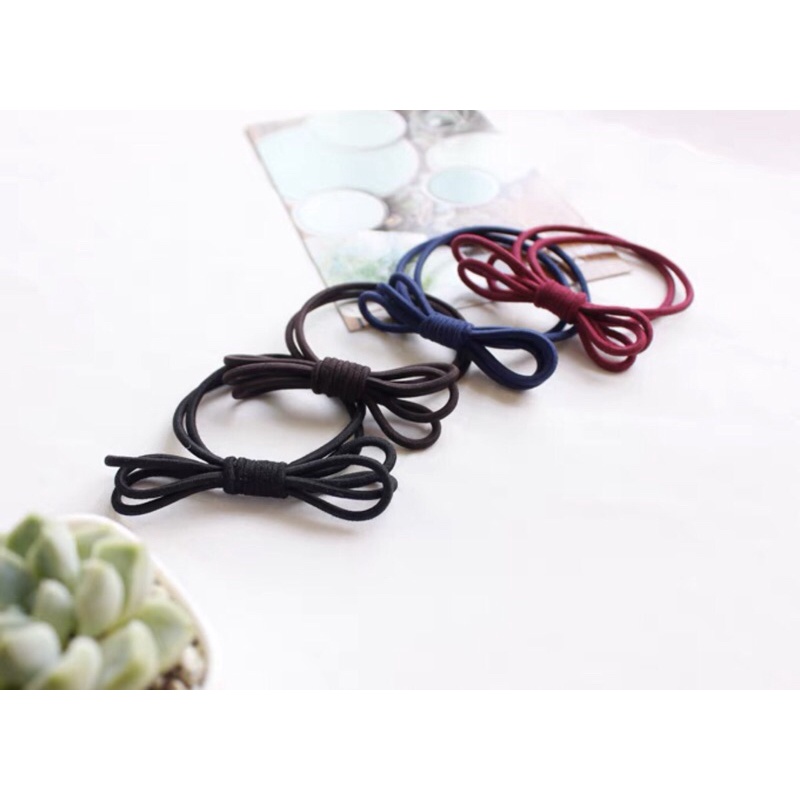 Combo 10 dây Cột Tóc Nơ Trơn