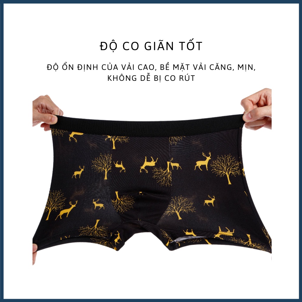 Quần sịp nam quần boxer nam MATMAN sịp đùi co giãn hình thú