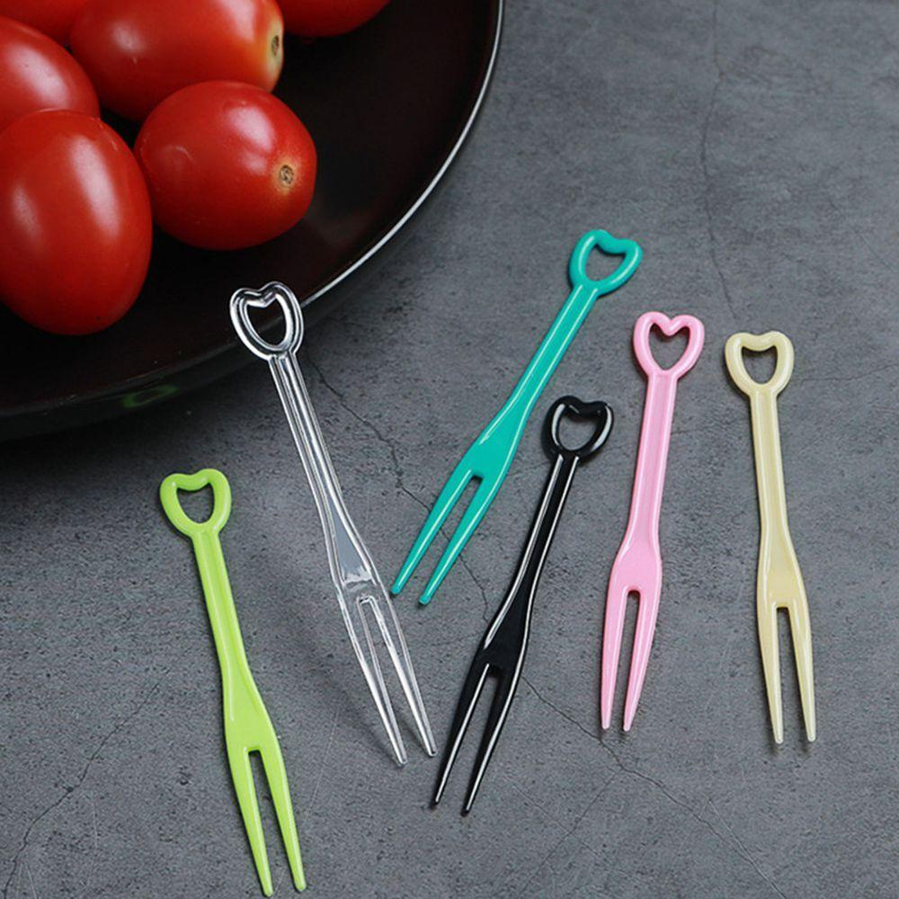 MOCHO Nĩa Ăn Trái Cây / Tráng Miệng Mini Bằng Nhựa Dành Cho Trẻ Em