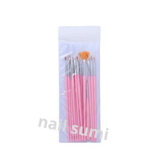 Cọ vẽ móng sét 15 cây , cọ vẽ trang trí móng nail