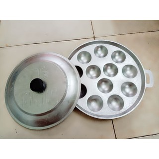 khuôn bánh khọt gang 12 lỗ hàng VNXK