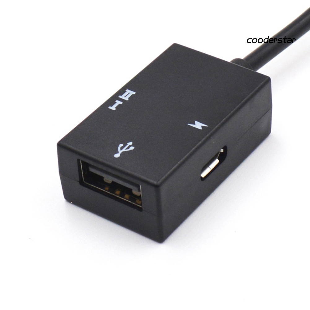 COOD-st OTG Connector Micro USB Charging Hub Cable Adapter for Mobile Phone Tablet PC