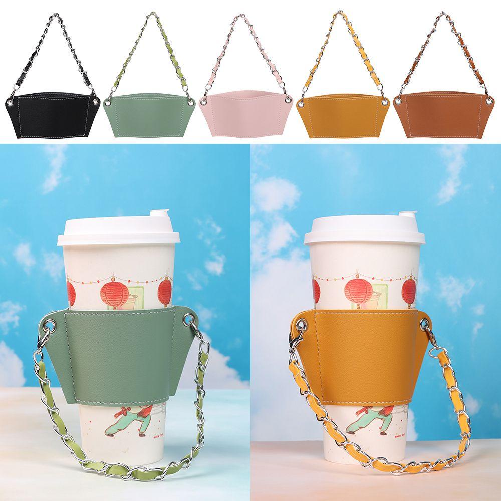 Bộ Ống Đựng Cốc Cà Phê Kèm Dây Đeo Tiện Dụng